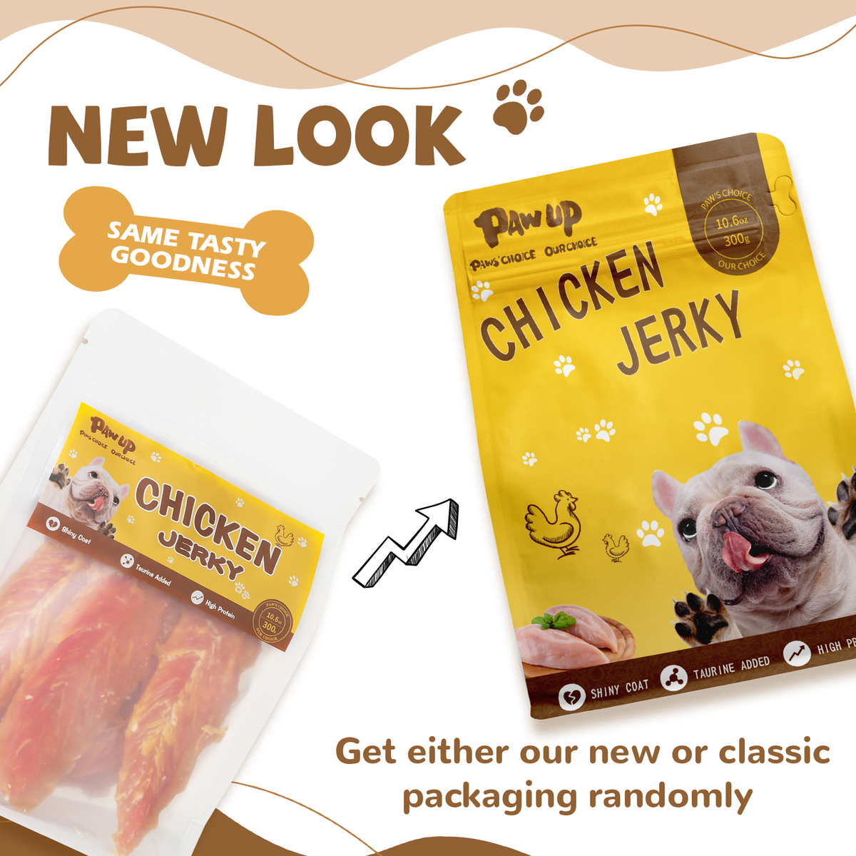 Chicken Jerky Dog Treats, Grain-Free Rawhide-Free Snacks for Dogs, 10.4 oz - Pawup