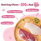 Duck Rawhide Stick Dog Treats, Long-Lasting Chews for Small Dogs, 12.5 oz - Pawup