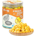 Freeze-Dried Quail Egg Yolk Treats for Dogs & Cats, Single-Ingredient Snacks - Pawup