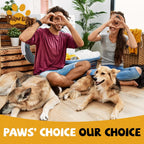 PAWUP Chicken Rings Dog Treats, Soft Chicken Jerky, Easy to Eat, High Protein Low Fat Daily Treats for Small Medium Large Dogs, 12.5 oz | High Protein Chicken Jerky, Easy to Eat, Rawhide-Free Natural Chews, Small and Medium Breed Dogs - Pawup