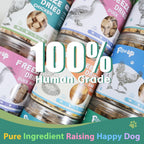 Freeze-Dried Chicken Treats for Cats & Dogs, High-Protein Single-Ingredient Food Topper, 3.8 oz - Pawup