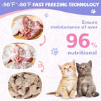Freeze-Dried Duck Treats for Cats & Dogs, High-Protein Food Topper, 3.8 oz - Pawup