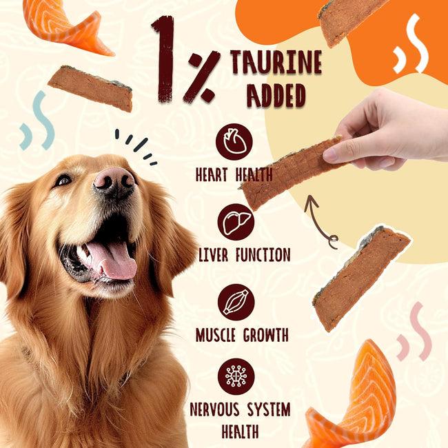 Salmon Strips Dog Treats, High-Protein Omega 3-6 Snacks for Dogs, 12.5 oz Main Image