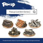 PAWUP Dog Treat Chicken Wrapped Cod Skins, Fish Chews, 12-15 Count | Crunchy & Chewy, Rawhide-Free, Rich in Omega-3, for Small, Medium & Large Breeds, 12.5 oz