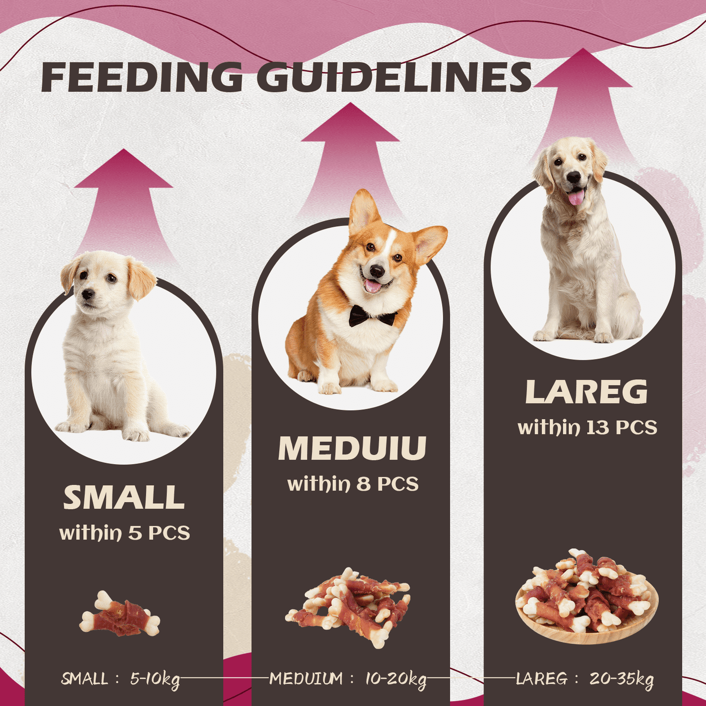 Duck Wrapped Calcium Bone Dog Treats, Rawhide-Free High-Protein Chews for Puppies & Small Dogs, 10.6 oz - Pawup
