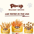 Chicken Jerky Strip Dog Treats, Natural Training Snacks for Dogs, 10.4 oz - Pawup