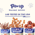 PAWUP Duck Natural Dog Treats, Popcorn-Inspired Crunchy Bites, Healthy Reward or Training Treat for Picky Eaters, Small Medium Large Dog, 2.5oz