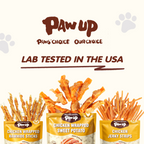 Chicken Wrapped Sweet Potato Dog Treats, Low Fat, Natural Sweet Potato Chews for Dogs, 10.4oz - Pawup