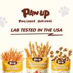 Chicken Wrapped Rawhide Stick Dog Treats, Long-Lasting Chews for Dogs, 10.4 oz - Pawup