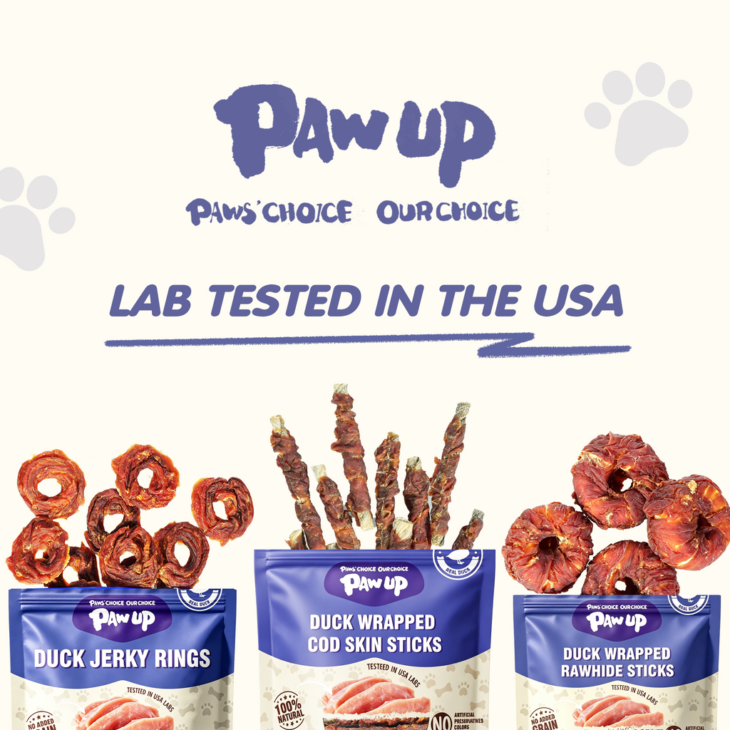 PAWUP Duck Wrapped Cod Dog Treats, Rawhide Free Dog Chews Long Lasting, Omega-3 Rich Dog Treats for Small Medium Large Dogs, 10.6oz - Pawup