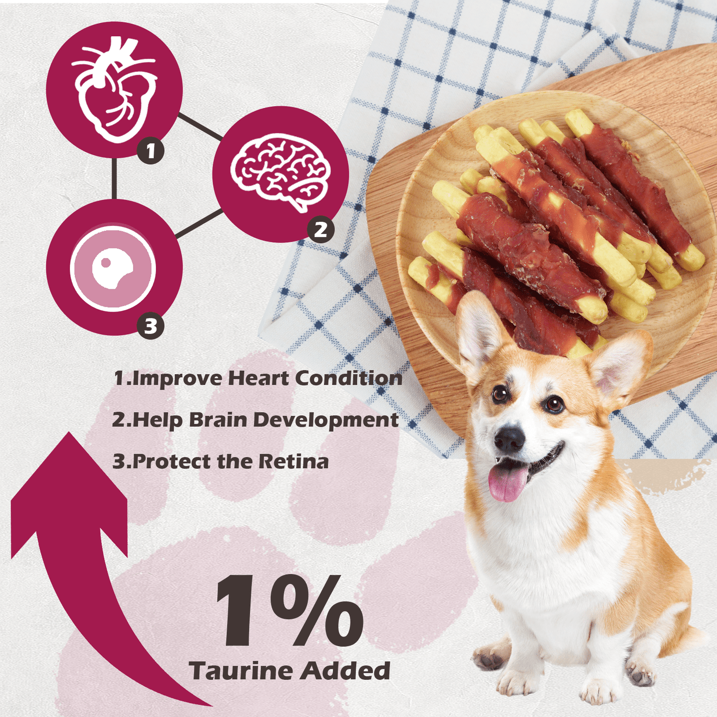Duck Wrapped Pumpkin Dog Treats, Rawhide-Free Chews for Dogs, 10.6 oz - Pawup