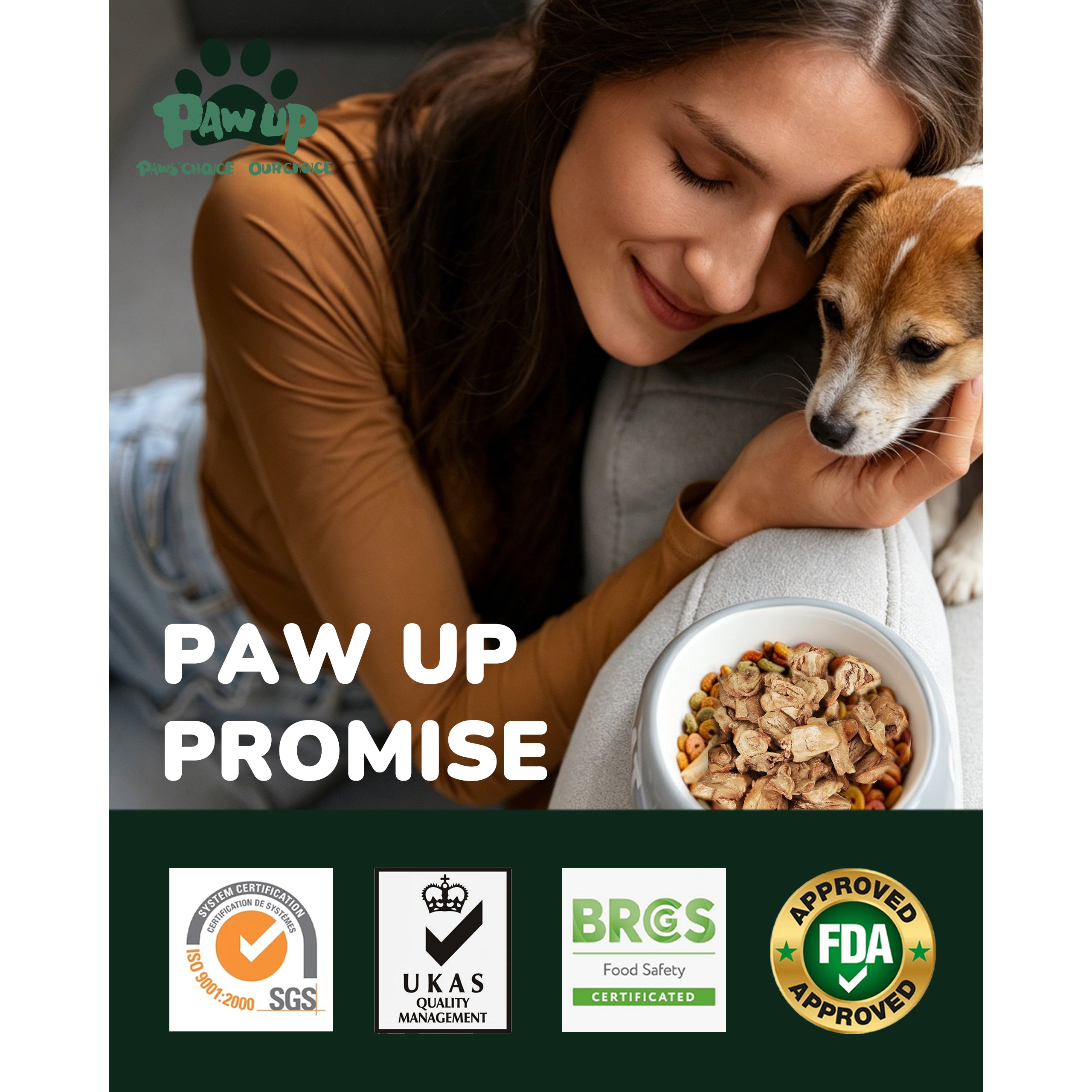 PAWUP Dog Treats, Freeze Dried Green-Lipped Mussels, Large Whole Mussels, 3.5 oz