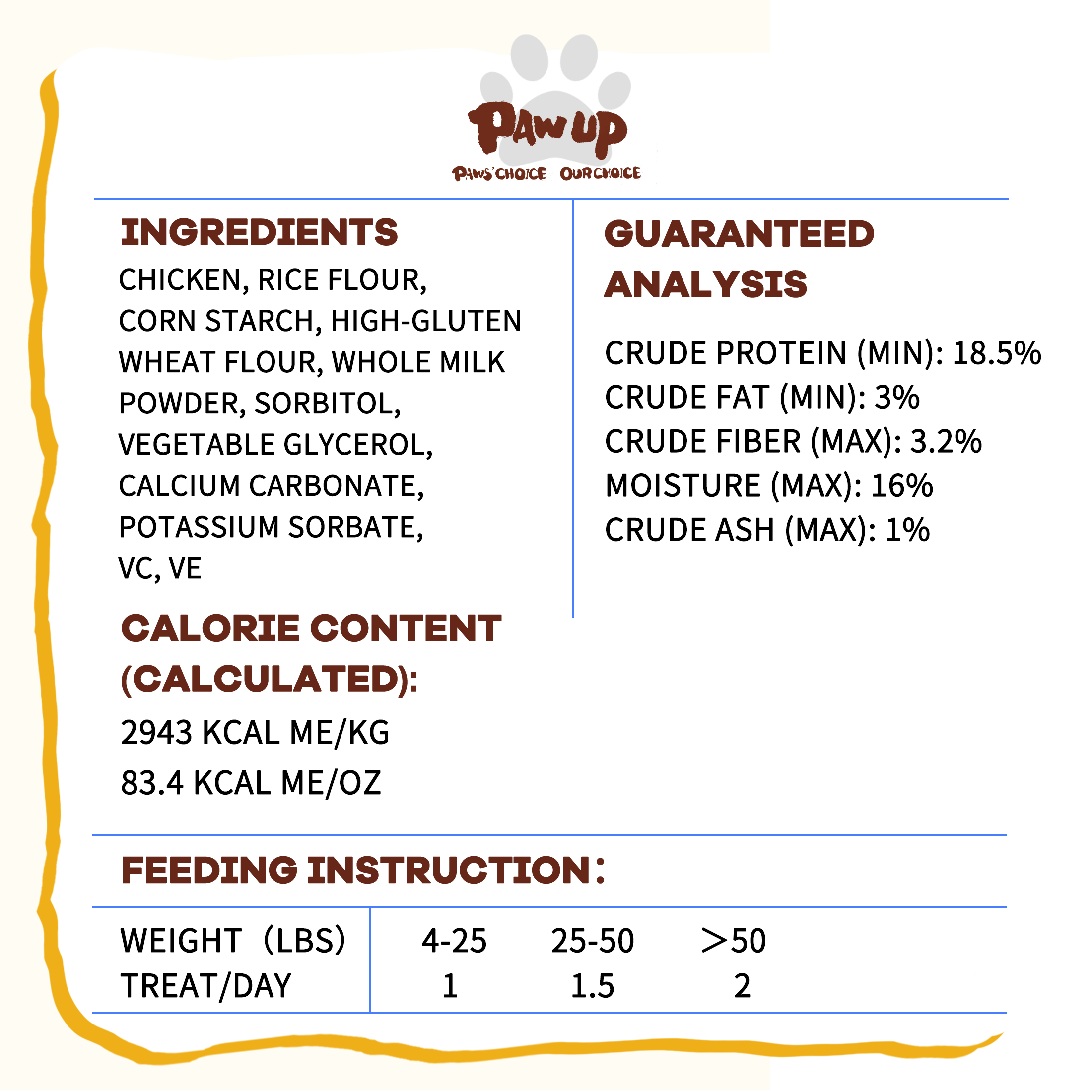 PAWUP Chicken Natural Dog Treats, Popcorn-Inspired Crunchy Bites, Healthy Reward or Training Treat for Small, Medium and Large Dog, 2.5oz