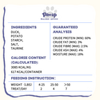 Duck Flakes Dog Treats, High-Protein Training Snacks for All Dogs, 7 oz - Pawup