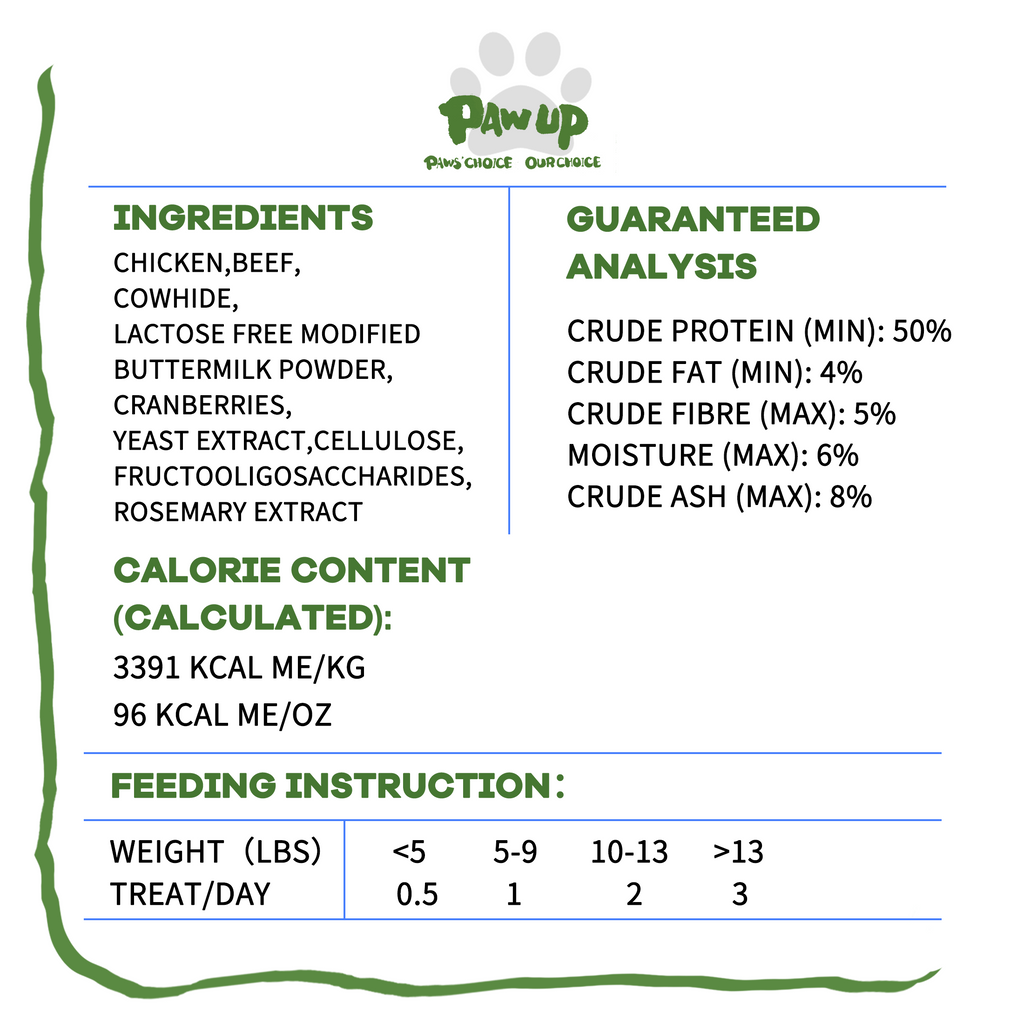 PAWUP Dog Treat Freeze-Dried Ice Cream Cranberry Flavor, High Protein Training Treats & Meal Topper for Small, Medium & Large Dog & Cat, 1.5 oz 10 Counts - Pawup