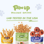 PAWUP Freeze Dried Dog Treats, Real Chicken with Pumpkin & Broccoli, High Protein Crunchy Training Snack for Small Medium Large Dogs, 3.6 oz Bag