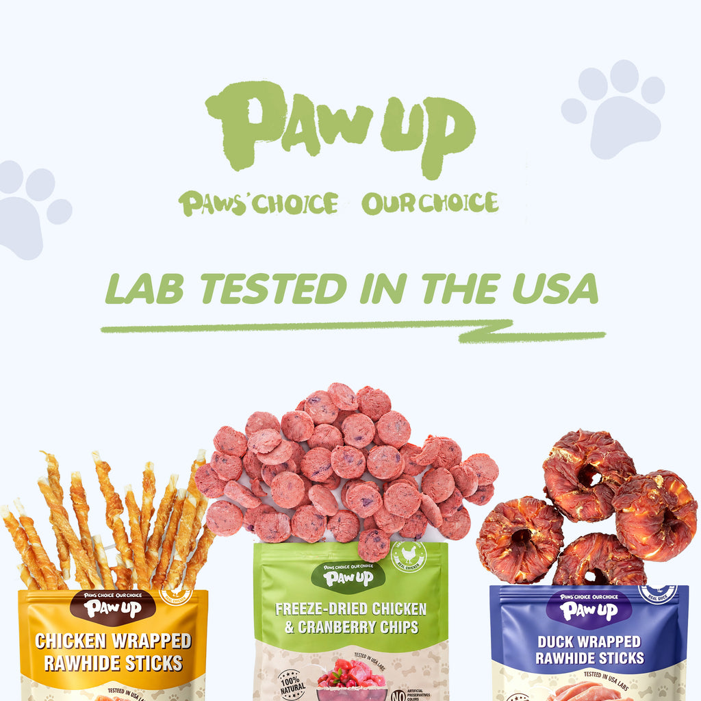 PAWUP Freeze Dried Dog Treats, Real Chicken with Cranberry, High Protein Crunchy Training Snack for Small Medium Large Dogs, 3.6 oz Bag