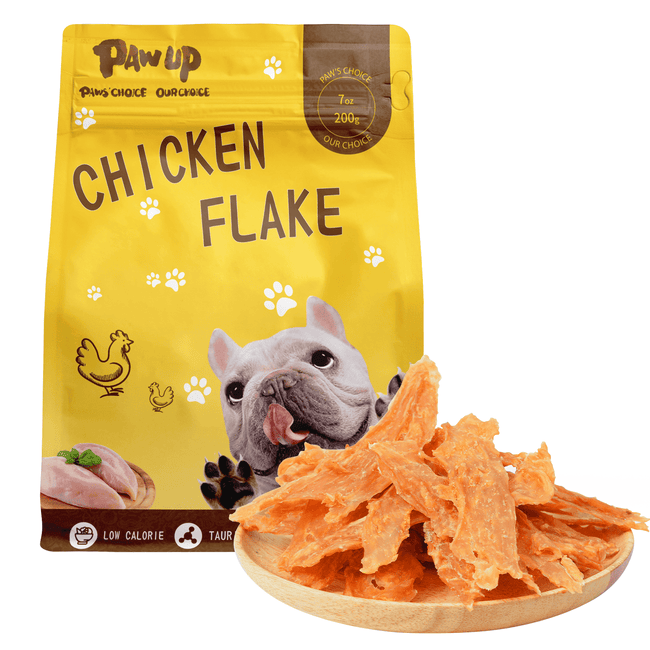 Chicken Flakes Dog Treats, High-Protein Training Snacks for All Dogs, 7 oz - Pawup Hover Image
