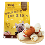 Chicken Rawhide Bone Dog Treats, Long-Lasting Dental Chews for Dogs, 9 oz - Pawup