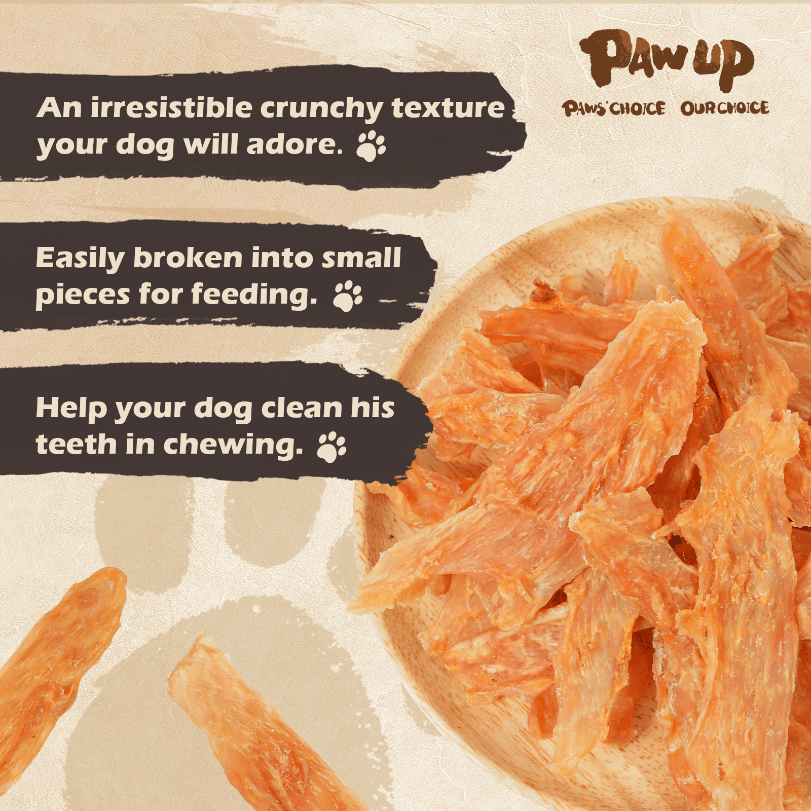 Chicken Flakes Dog Treats, High-Protein Training Snacks for All Dogs, 7 oz - Pawup