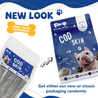 Cod Skin Dog Treat, Fish Skins Rolls, Rawhide Free Single Ingredient Natural Dog Chews, 7oz - Pawup