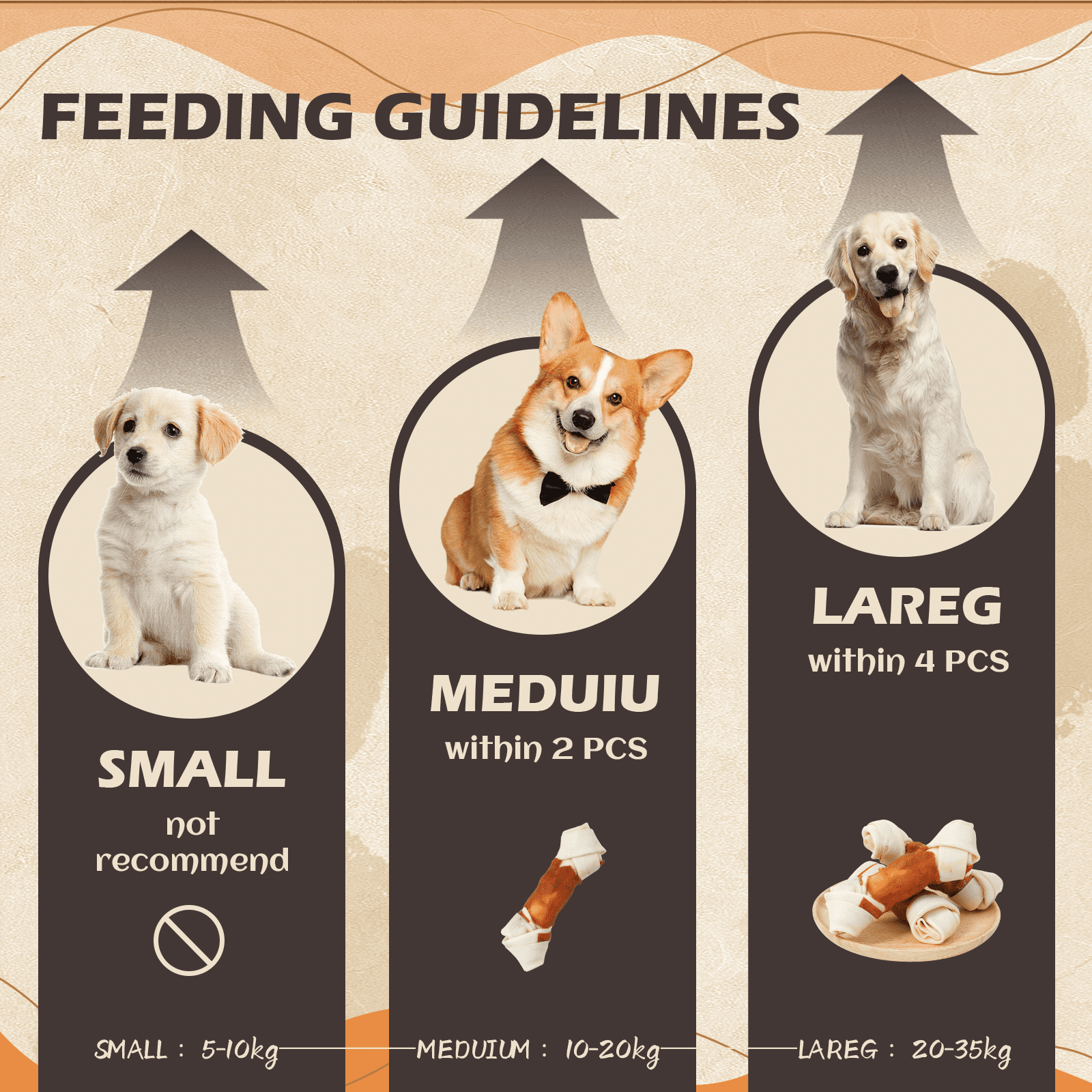 Chicken Rawhide Bone Dog Treats, Long-Lasting Dental Chews for Dogs, 9 oz - Pawup
