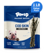 PAWUP Cod Skin Strips Dog Treats, Natural Fish Skin Chews, Omega-3 Rich for Skin & Coat Health, Single Ingredient Dog Snacks for Small & Medium Dogs, 16 oz - Pawup