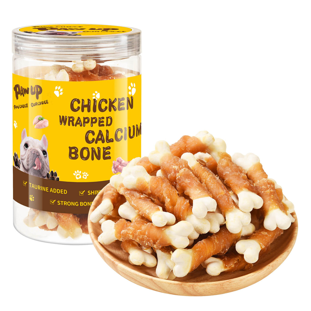 Dog Treats Chicken Wrapped Calcium Bone, 12.5 oz - Pawup