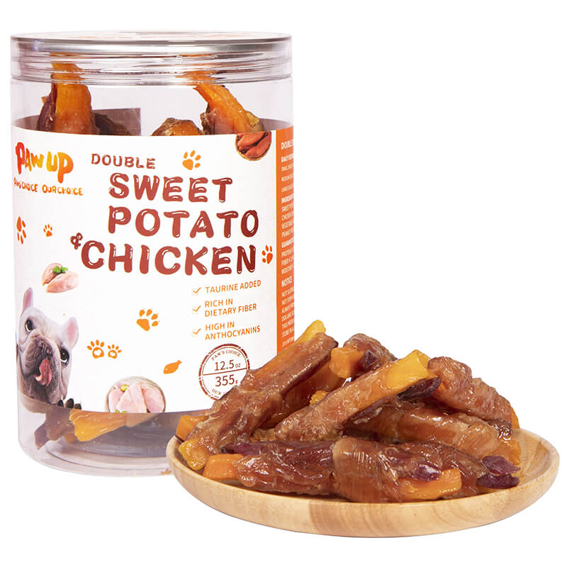Chicken Wrapped Sweet Potato Dog Treats, 12.5 oz - Pawup