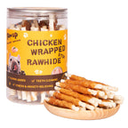Chicken Wrapped Rawhide Sticks Dog Treats, 12.5 oz - Pawup
