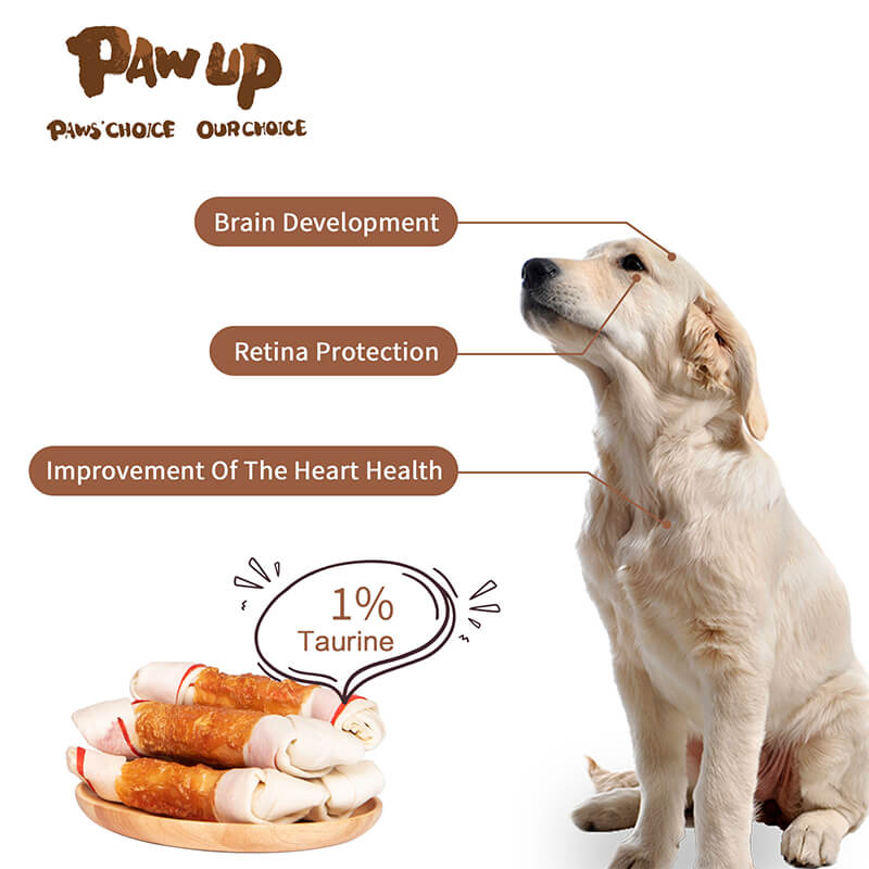 Chicken Wrapped Rawhide Dog Treats Bones, 10.5 oz - Pawup