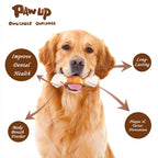 Chicken Wrapped Rawhide Dog Treats Bones, 10.5 oz - Pawup