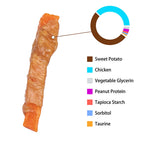 Dog Treats Chicken Jerky Wrapped Sweet Potato, 12.5 oz - Pawup