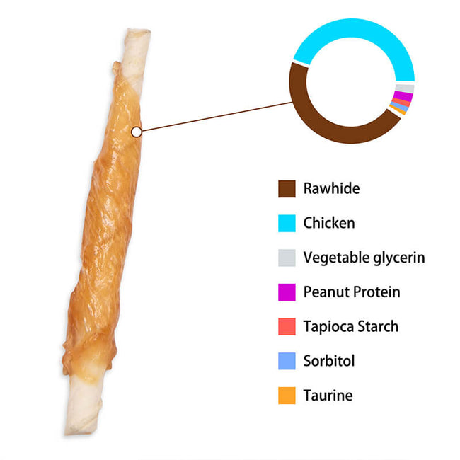 Chicken Wrapped Rawhide Sticks Dog Treats, 12.5 oz Main Image
