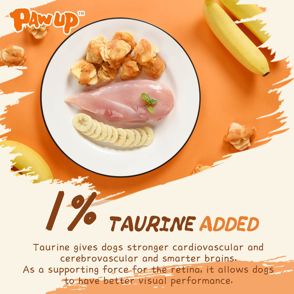 Low Fat Healthy Chicken Wrapped Banana Slice, 12.5 oz - Pawup