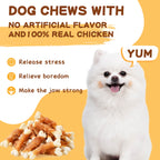Dog Treats Chicken Wrapped Calcium Bone, 12.5 oz - Pawup